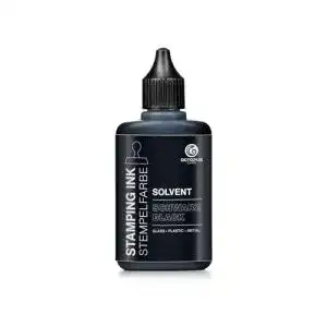 Stempelfarbe Octopus 50 ml Solvent schwarz, wasserfest