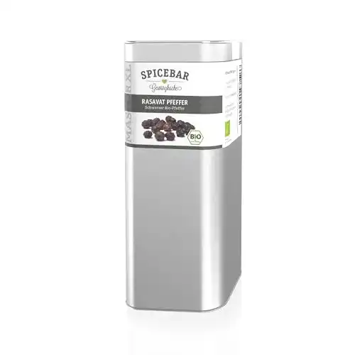 Bio-Pfeffer Spicebar Schwarzer Pfeffer ganz, 400g, für die Mühle