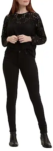 Levis-Jeans Levi’s Damen 711 Skinny Jeans, Black Sheep