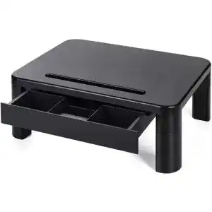 Monitorständer LORYERGO mit Schublade, höhenverstellbar