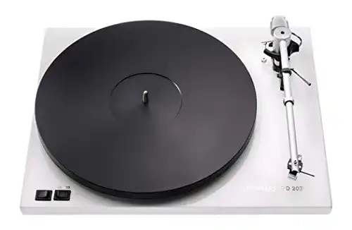 Thorens-Plattenspieler thorens TD 203 Hochglanz Weiß