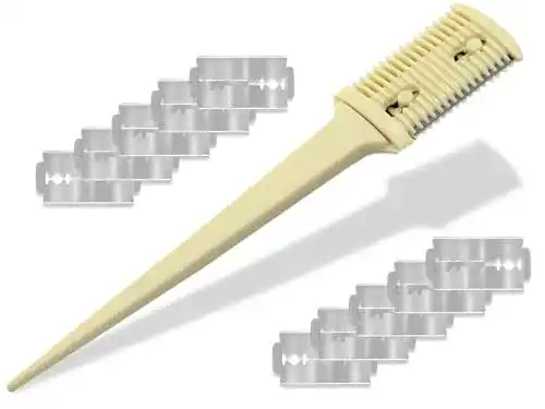 Effiliermesser InstrumenteNrw Effilierer mit 10 Ersatzklingen