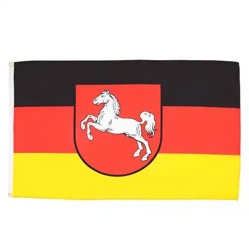 Niedersachsen-Flagge AZ FLAG Flagge Niedersachsen 90x60cm