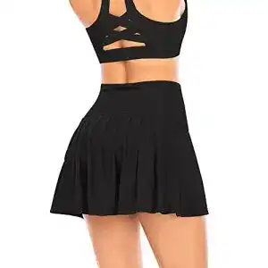 Hosenrock YARRCO Damen Plissierter Tennisrock mit Hose