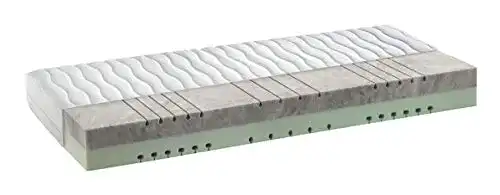 Kaltschaummatratze 120 x 200 cm snoozo 7-Zonen, 2in1 wendbar