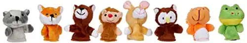 Fingerpuppen goki 50962 Set Waldtiere 8er Set aus Stoff