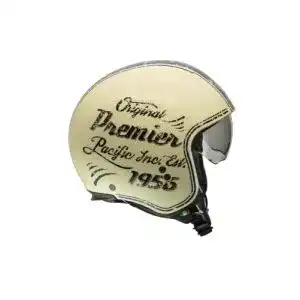 Jethelm Retro Premier HELM ROCKER OR 20,HELLGELB/SCHWARZ