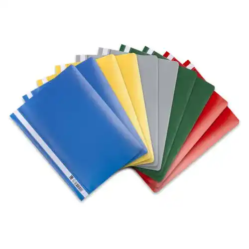 Schnellhefter Oxford A4, aus Kunststoff, farbig sortiert, 10er Pack
