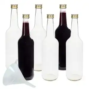 Weinflaschen leer mikken Viva Haushaltswaren 6 x 750 ml