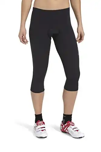 3/4 Radhosen Damen Gonso Damen Radhose 3/4 Lang Lusaka Hosen, Black, 40 EU
