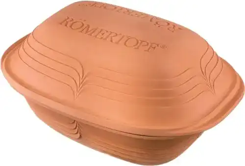 Römertopf Römertopf Bräter Modern Look Keramik, 4 Liter, Braun