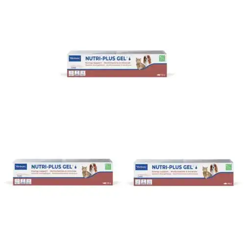 Vitaminpaste-Katze Virbac Nutri-Plus Gel, 3 x 120g Tube