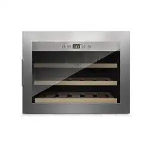 Einbau-Weinkühlschrank Caso WineSafe 18 EB Inox für 18 Flaschen
