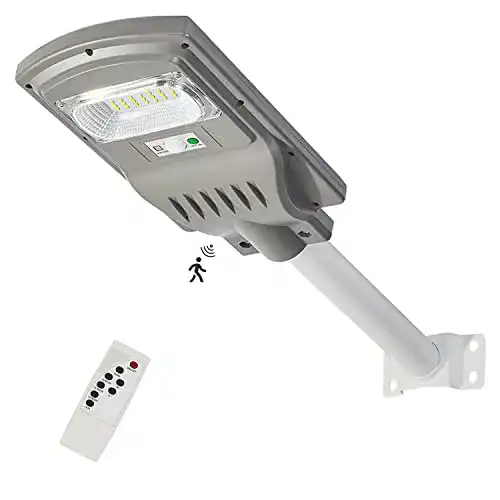 Straßenlampe WERISE 100W Solarleuchte mit Bewegungssensor