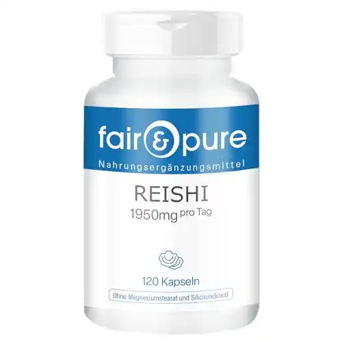 Reishi-Kapseln Fair & Pure Reishi Kapseln 650mg, 120 Kapseln