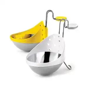 Eier-Pochierer Cuisipro 747308 Edelstahl, 2er Set NEU