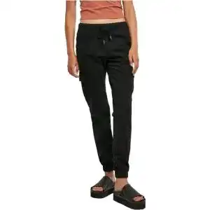 Cargohose Damen Urban Classics Hose Ladies High Waist Cargo