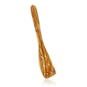Pfannenwender Holz Metaltex 580610 gelocht, 30 cm
