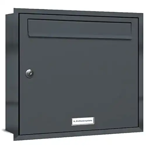 Unterputz-Briefkasten AL Briefkastensysteme, RAL 7016