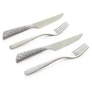 Steakbesteck Weber 17077 Deluxe Set, 4-teilig, Edelstahl