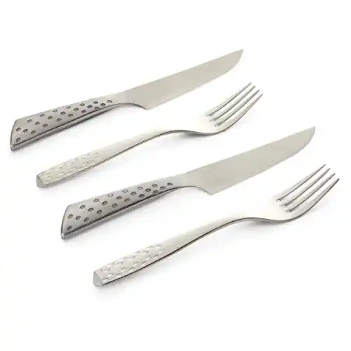 Steakbesteck Weber 17077 Deluxe Set, 4-teilig, Edelstahl