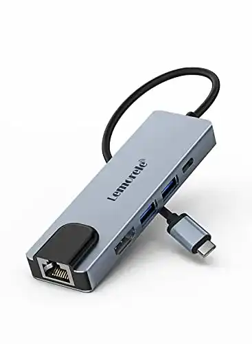 USB-C-Hub Lemorele MacBook M1 Adapter, 5 in 1 USB C Hub