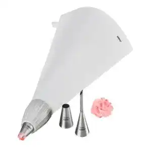 Spritzbeutel GEFU -Set DECORE, 5tlg. 14330, Silber