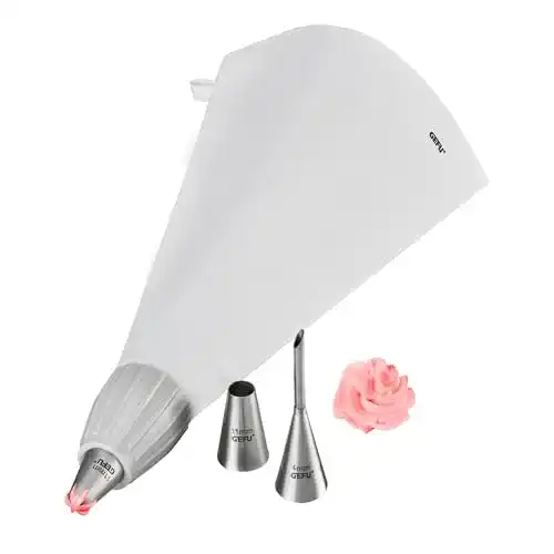 Spritzbeutel GEFU -Set DECORE, 5tlg. 14330, Silber