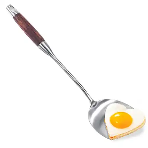 Wok-Wender YYP, 304 Edelstahl Woklöffel Pfannenwender, 39 cm