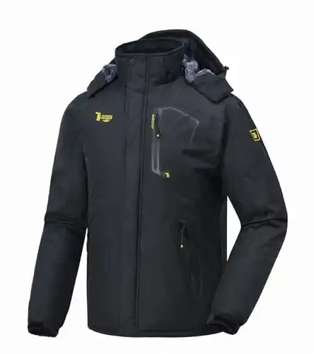 Angeljacke donhobo Herren Fleecejacke Winter wasserdicht