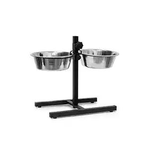Hundenapf höhenverstellbar Relaxdays Futterstation Hund, 2,2 l