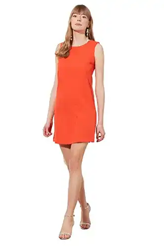Etuikleid TRENDYOL Damen Basic Sleeveless Casual Dress