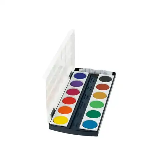Tuschkasten Herlitz 10116655 Schulmalfarben bzw. Deckfarbkasten
