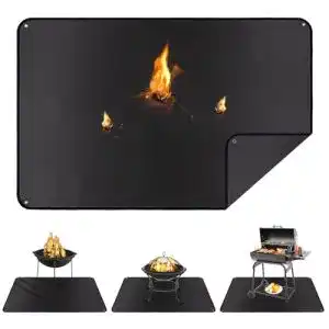 Bodenschutzmatte-Grill yamagahome Grillmatte 91 * 122cm