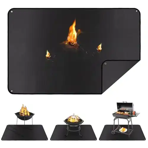 Bodenschutzmatte-Grill yamagahome Grillmatte 91 * 122cm