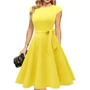 Cocktailkleid DRESSTELLS Midi Sommerkleider Damen elegant