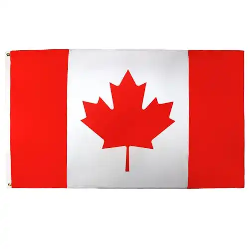 Kanada-Flagge AZ FLAG Flagge Kanada 150x90cm, Polyester