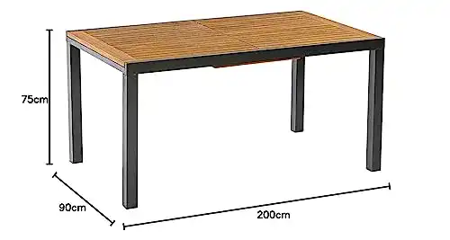 Ausziehtisch gartenmoebel-einkauf Garten TILOS 150/200x90cm