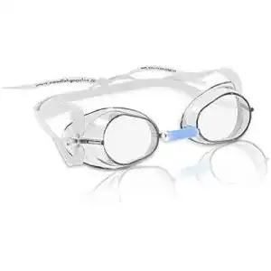 Schwedenbrille malmsten Antibeschlag Schwimmbrille, Weiß