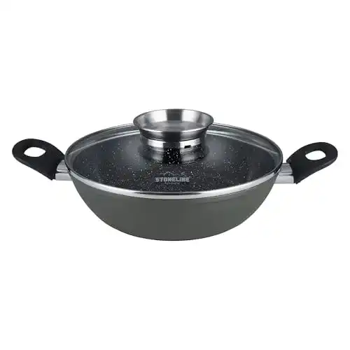 Servierpfanne STONELINE ® CERAMIC, Ø 24 cm, Aluguss