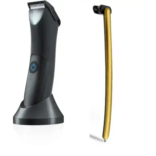 Intimrasierer Herren FLOVES mit LED-Licht, wasserdicht
