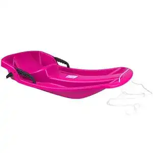 Lenkbob Sport Otto Schlitten Kunststoff (rosa)