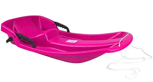 Lenkbob Sport Otto Schlitten Kunststoff (rosa)