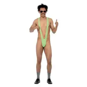 Borat-Tanga Smiffys, Herren Mankini, Borat, One Size, 2977