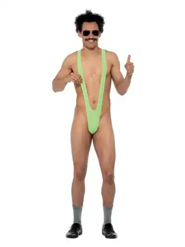 Borat-Tanga Smiffys, Herren Mankini, Borat, One Size, 2977