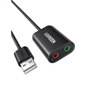 USB-Stick-Soundkarte UGREEN Externe USB Soundkarte Klinke