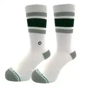 Stance-Socken Stance Crew Socken – Boyd – Infiknit (Weiß, Mittel)