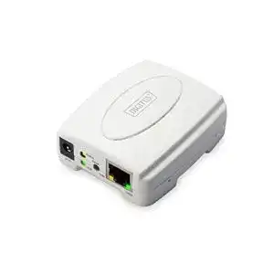 Printserver DIGITUS Fast Ethernet mit USB 2.0, 1x RJ45, 1x USB A