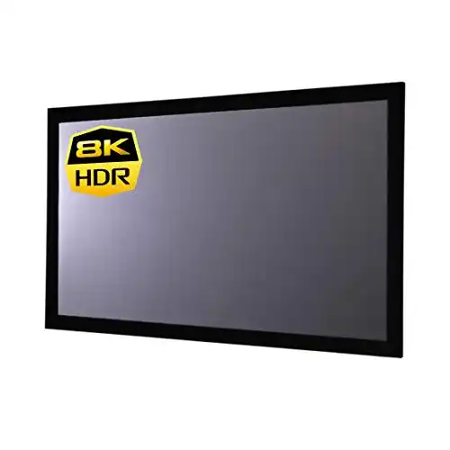 Kontrastleinwand HiViLux Rahmenleinwand Hochkontrast Grau Tuch