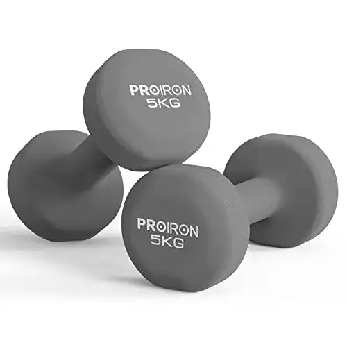 Hanteln (5 kg) PROIRON Hanteln 10kg Frauen Hantelset Neopren